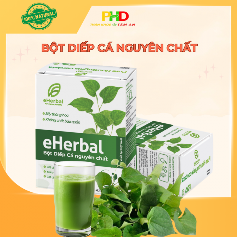 Bột Diếp cá nguyên chất áp dụng công nghệ sấy thăng hoa tiên tiến